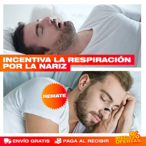 SET DE TIRAS NASALES MAGNÉTICAS ANTIRRONQUIDOS Y DEPORTIVAS